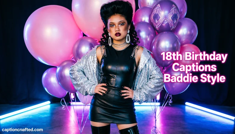 18th Birthday Captions Baddie Style