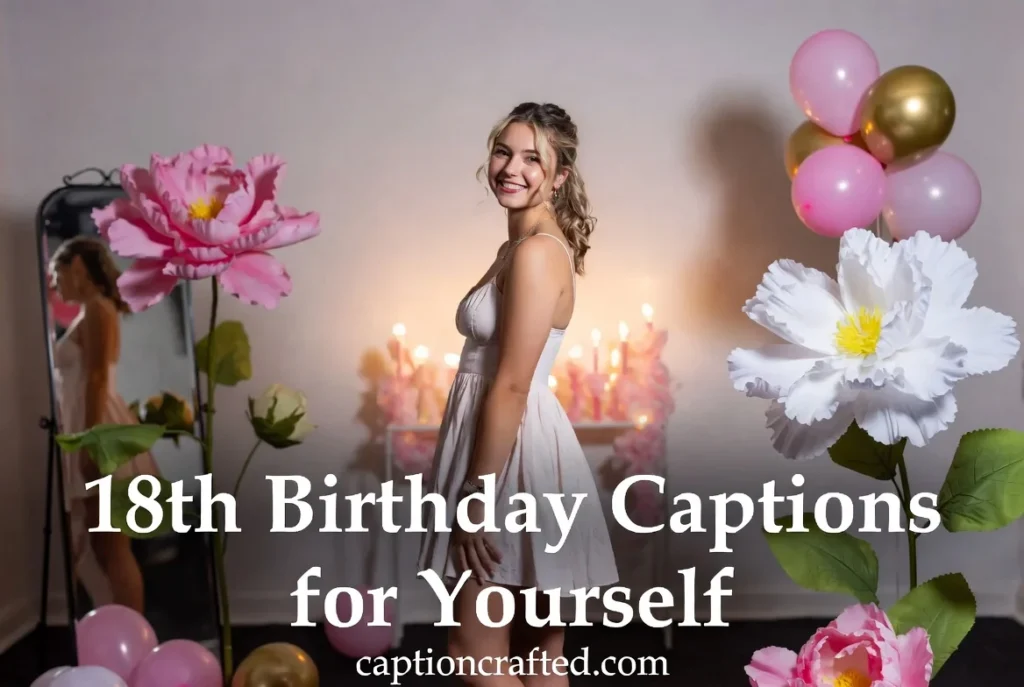 18th Birthday Captions for Yourself