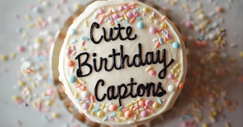 Cute Birthday Captions for Instagram 