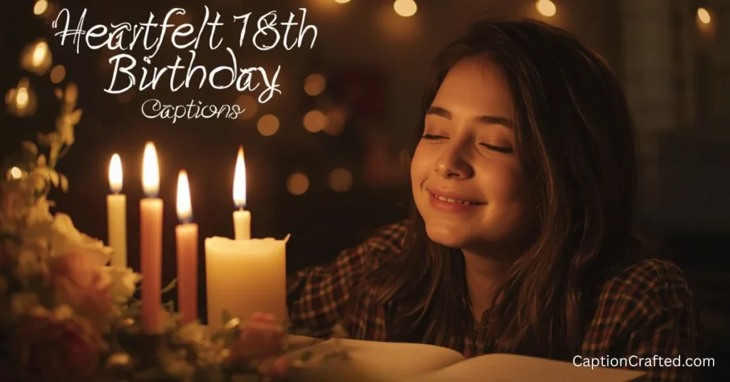Heartfelt 18th Birthday Captions