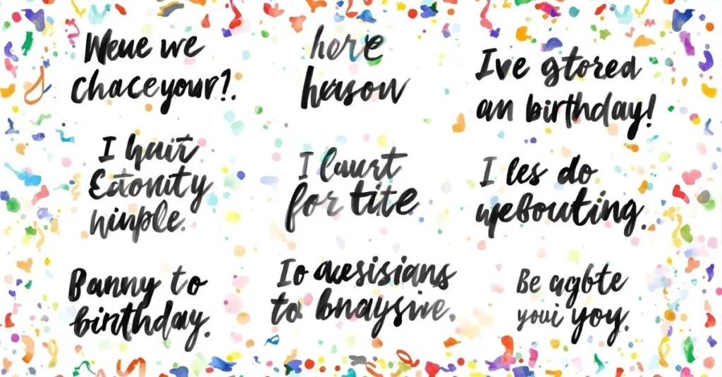 Short Birthday Captions 