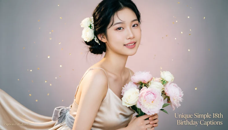 Unique Simple 18th Birthday Captions