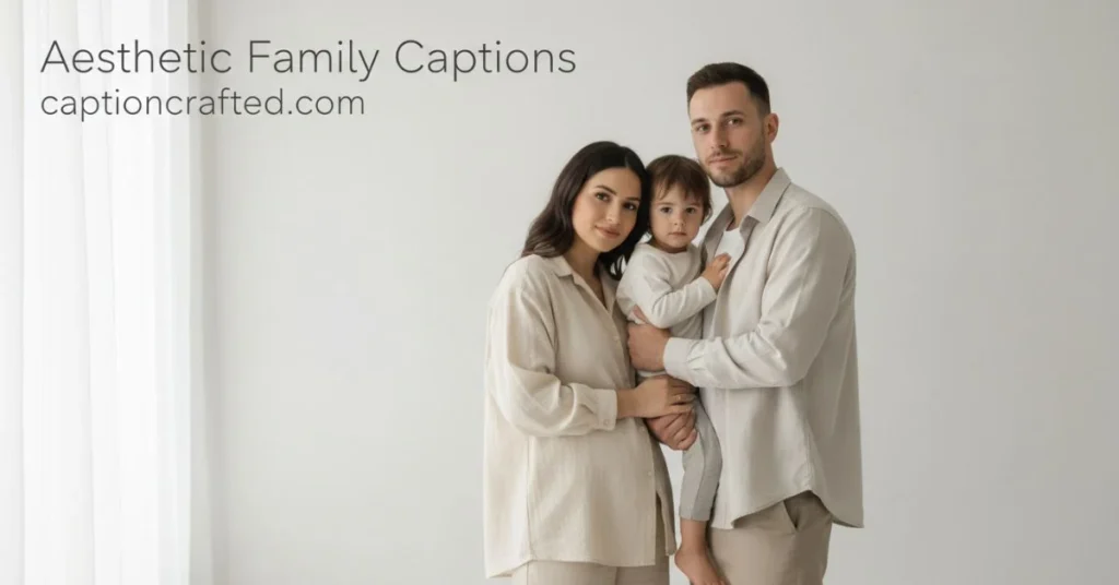 Aesthetic Family Captions