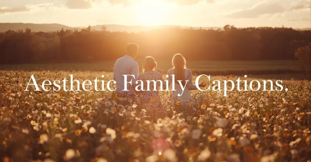 Aesthetic Family Captions