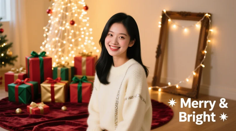 Christmas Captions for Girls