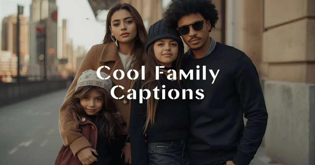  Cool Family Captions