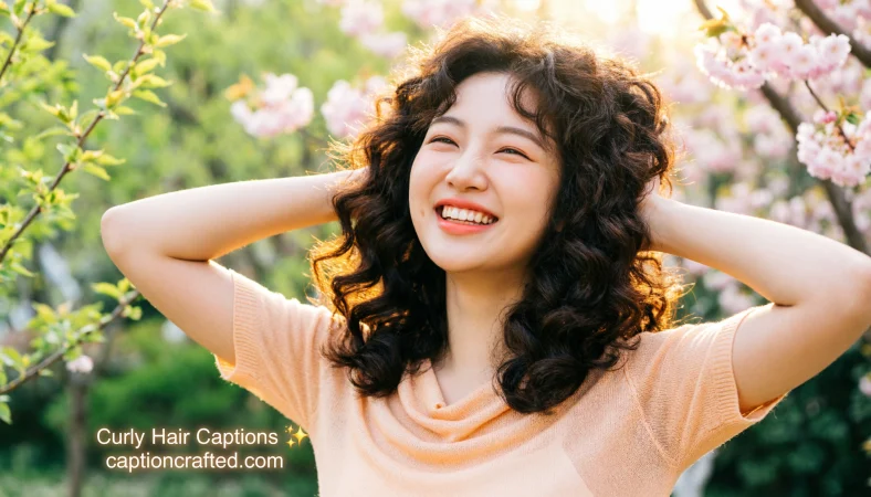 Curly Hair Captions
