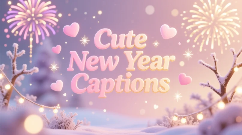 Cute New Year Captions for Instagram