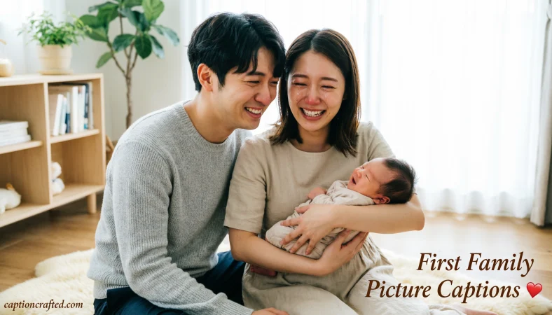 First Family Picture Captions For Instagram