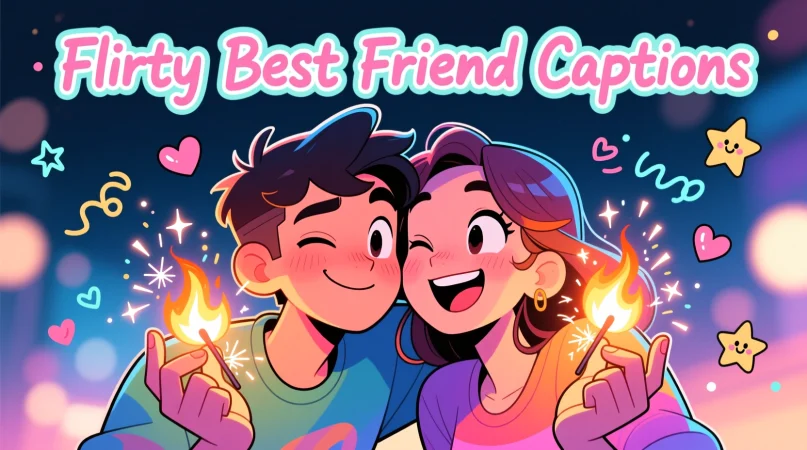 Flirty Best Friend Captions