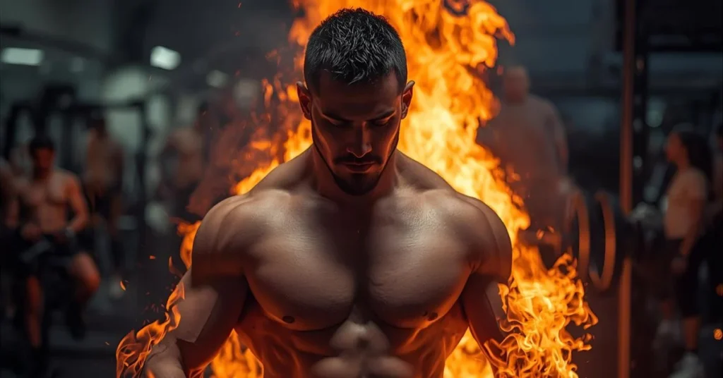 Gym Fire Instagram Captions For Guys