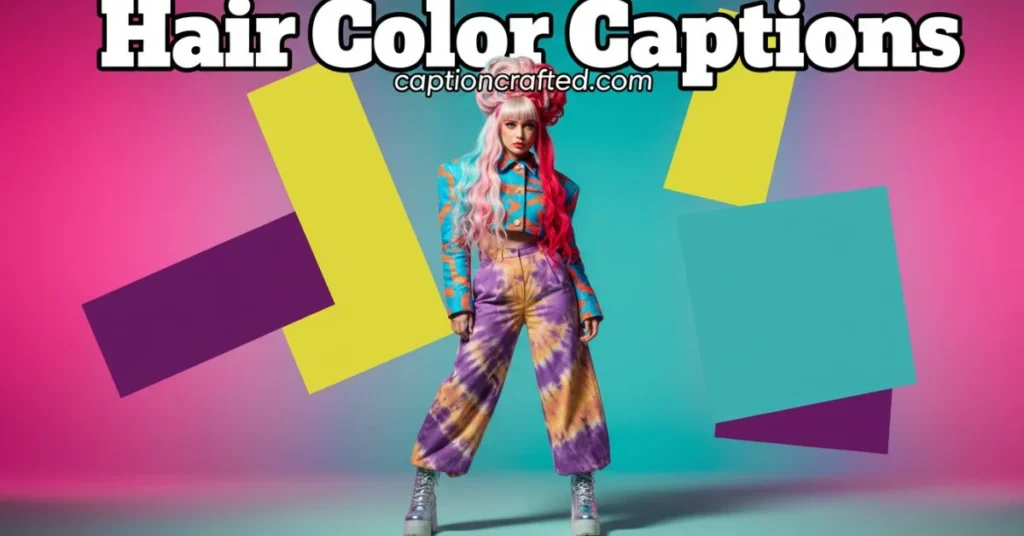 Hair Color Captions for Instagram for Girl