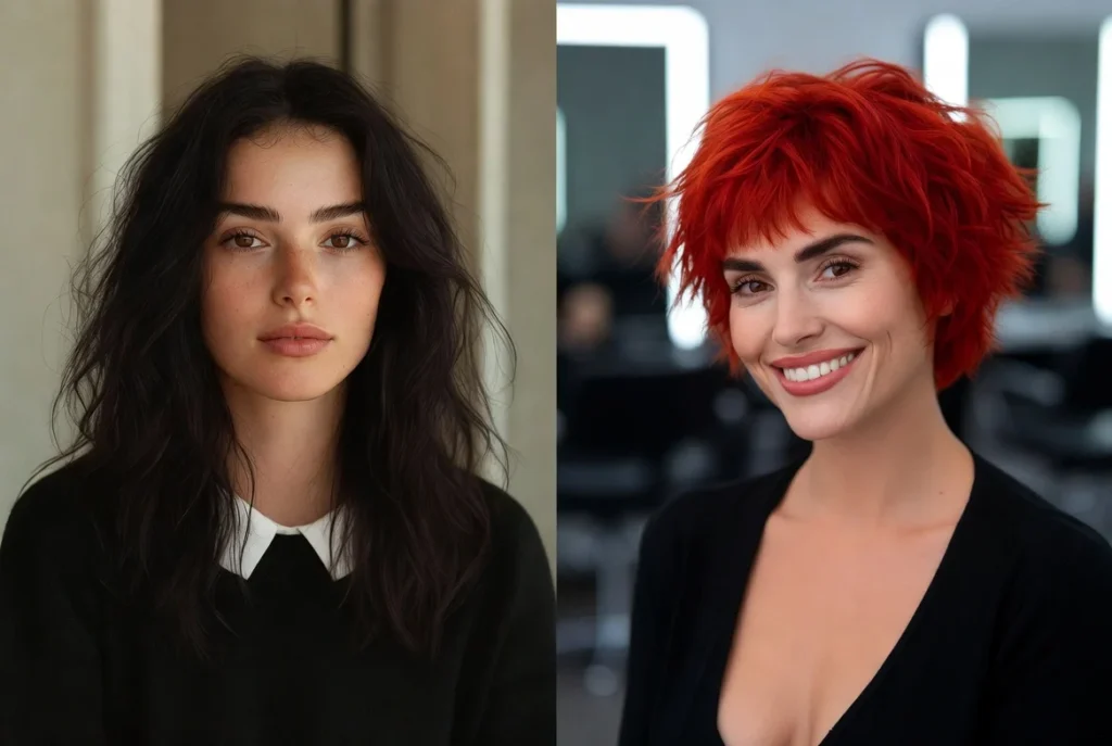 Hair Transformation Captions 