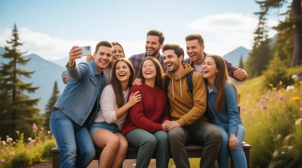 Selfie Friends Captions