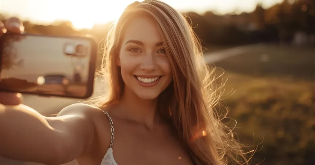 Selfie Pretty Girl Vibes for Instagram 