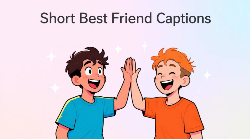 Short Best Friend Captions