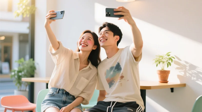 Short Couple Selfie Captions