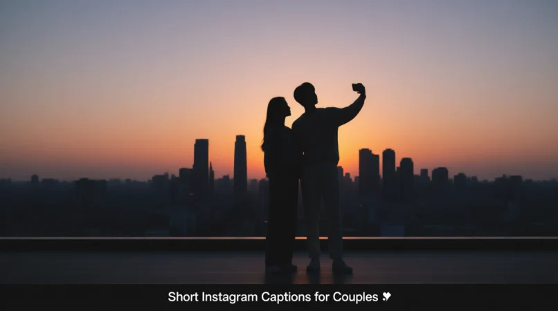 Short Instagram Captions for Couples