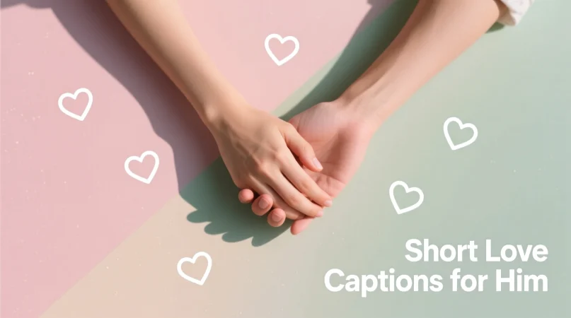 Short Love Captions for Instagram for Him