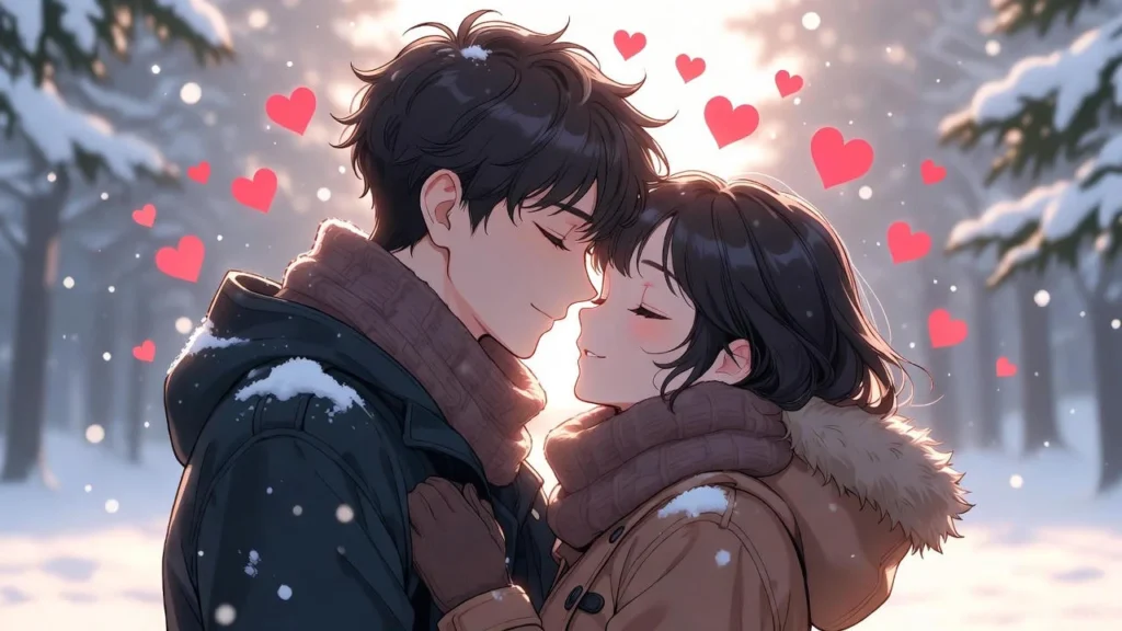 Winter Love Captions for Instagram for Him