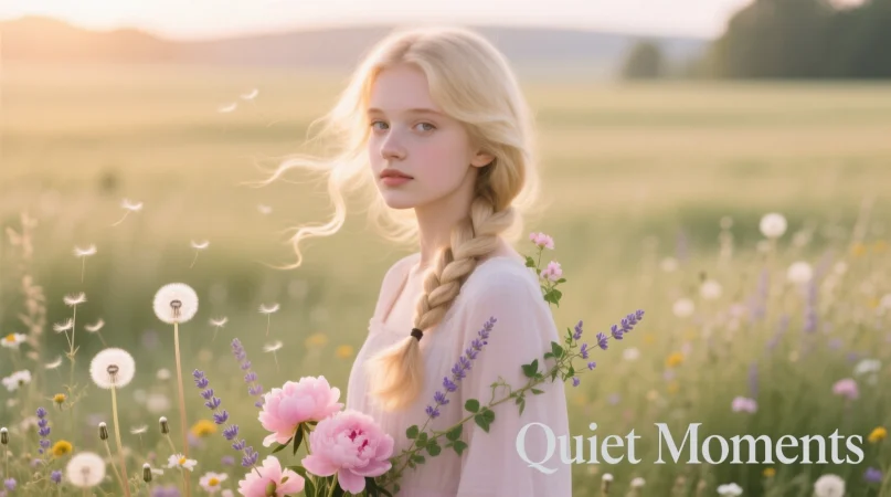 Aesthetic Blonde Hair Captions