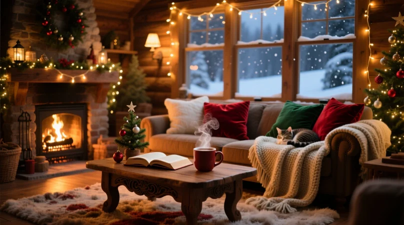 Cozy On This Very Christmas Night Instagram Captions