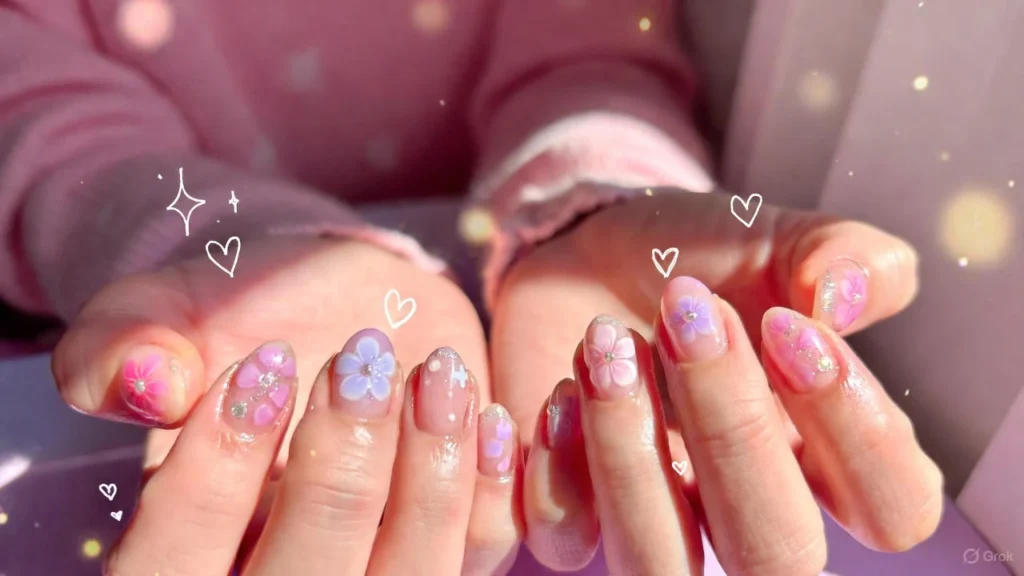 Cute Nail Captions for Instagram
