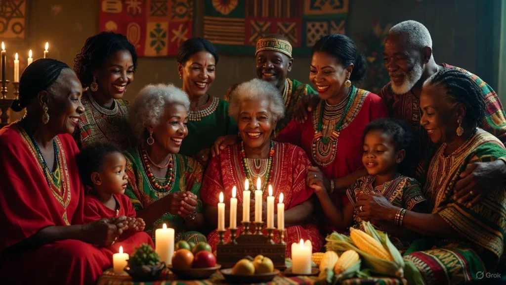 Family Kwanzaa Captions