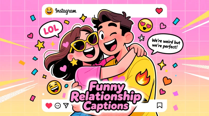Funny Relationship Captions for Instagram
