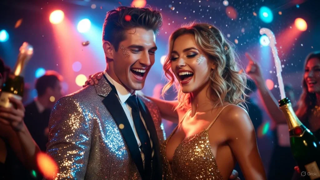 New Yearโs Eve Party Captions for Couples