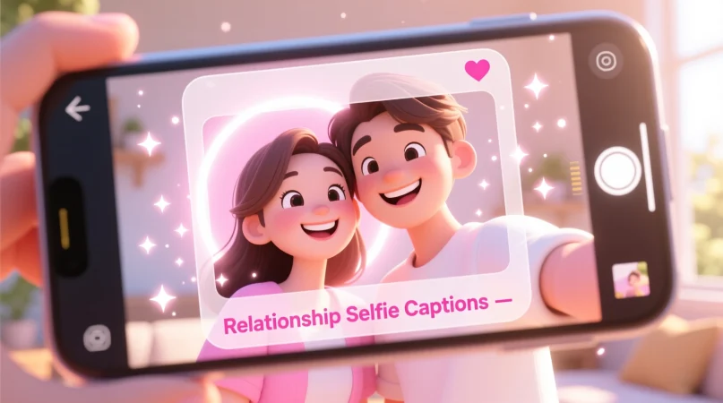 Relationship Captions for Selfies