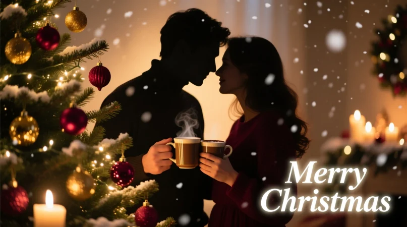 Romantic Christmas Night Captions for Instagram