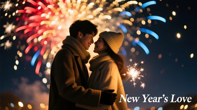 Romantic New Year’s Eve Captions for Couples