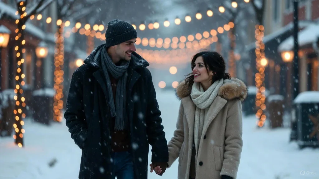 Romantic Winter Captions