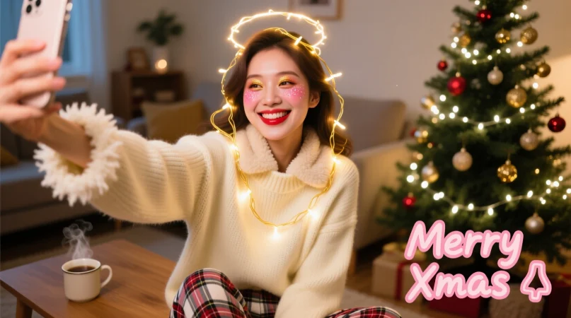 Selfie Merry Christmas Instagram Captions