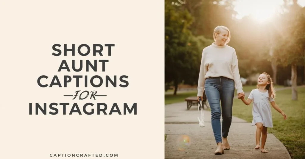 Short Aunt Captions for Instagram