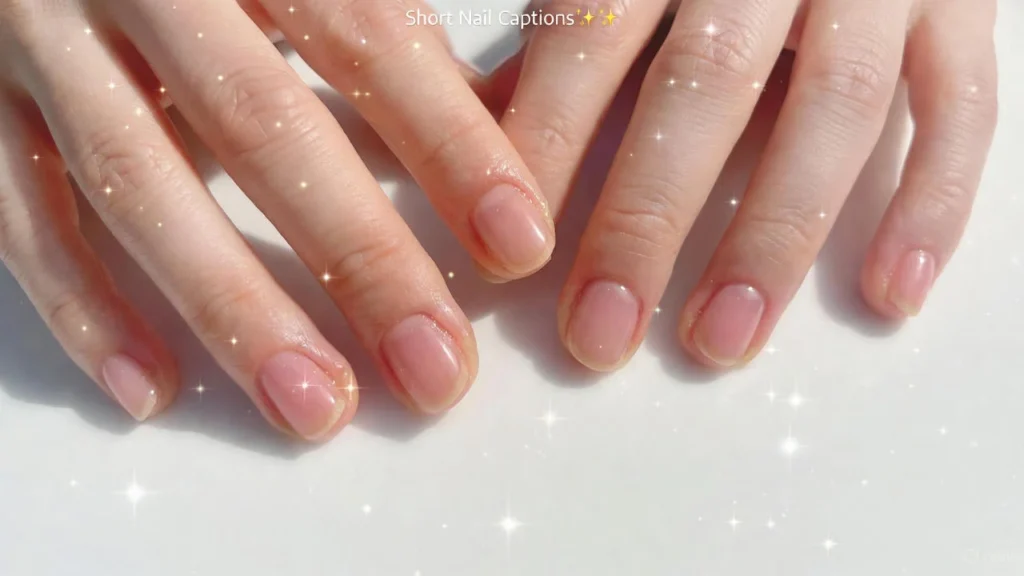 Short Nail Captions for Instagram