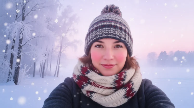 Winter Selfie Captions