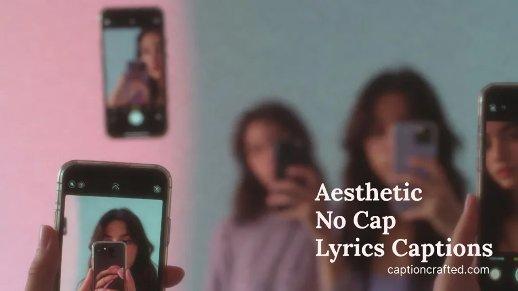 Aesthetic No Cap Lyrics Captions