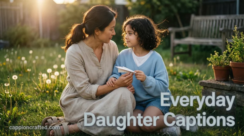 Everyday Short Daughter Captions for Instagram