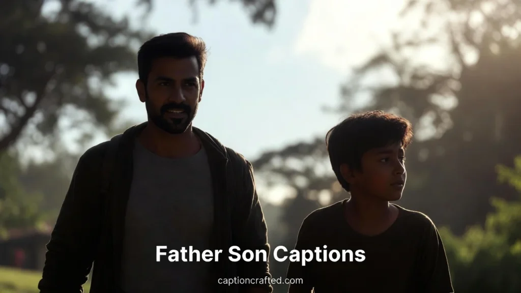 Father Son Captions