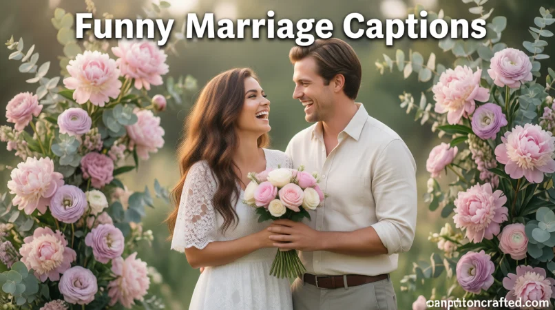 Funny Marriage Captions for Instagram