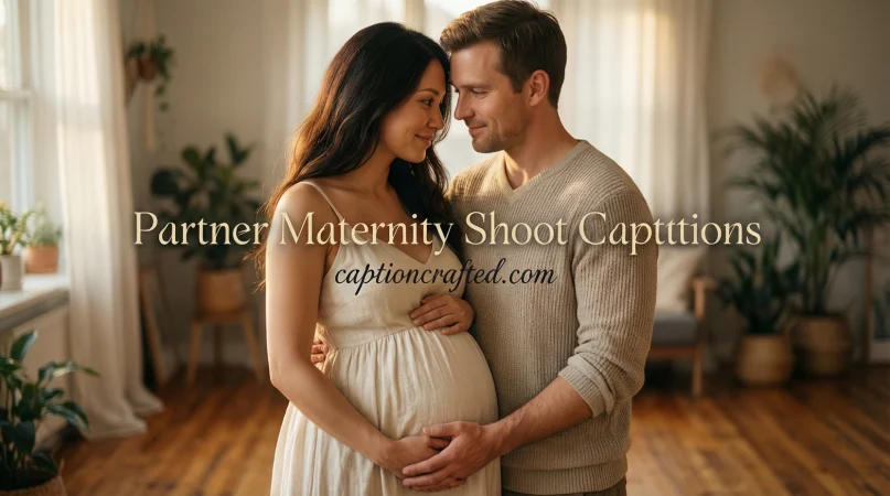 Partner Maternity Shoot Captions