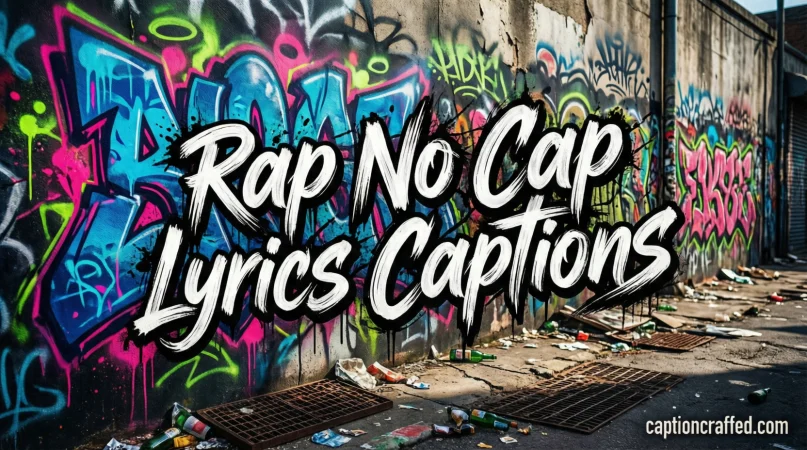 Rap No Cap Lyrics Captions