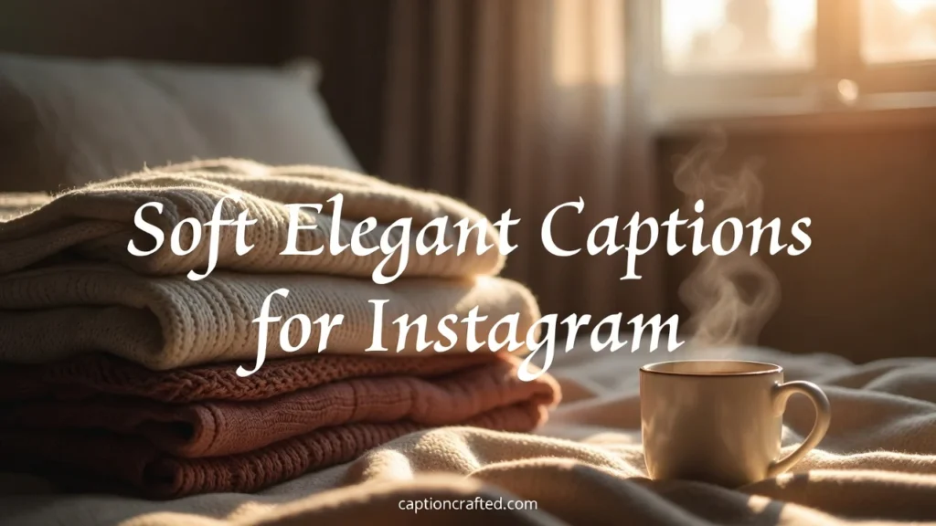 Soft Elegant Captions for Instagram