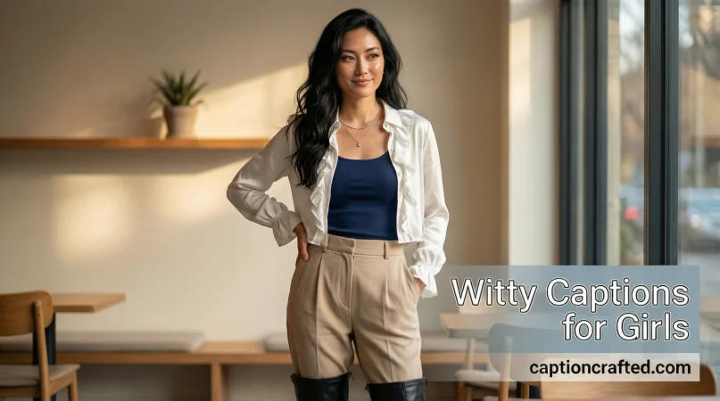 Witty Captions for Girls