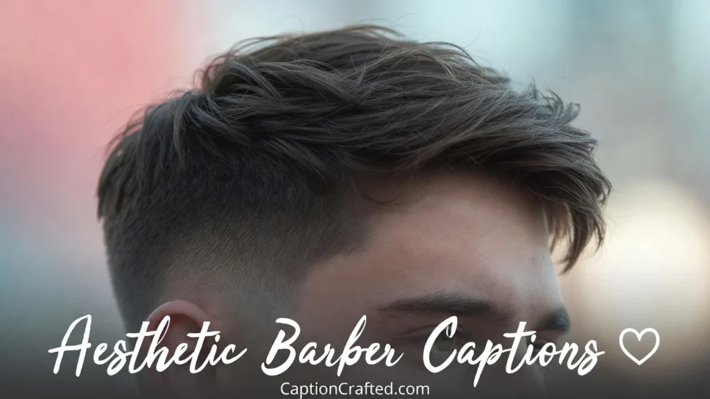 Aesthetic Barber Captions