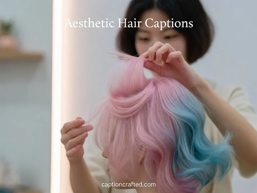 Aesthetic Hair Captions for Instagram