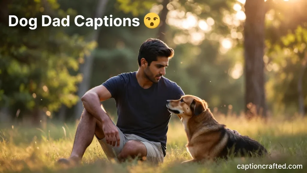 Dog Dad Captions for Instagram