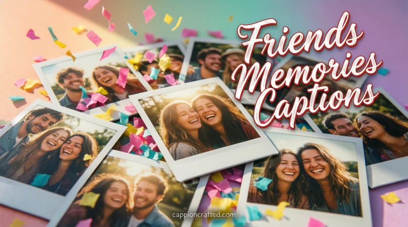 Friends Memories Captions for Instagram
